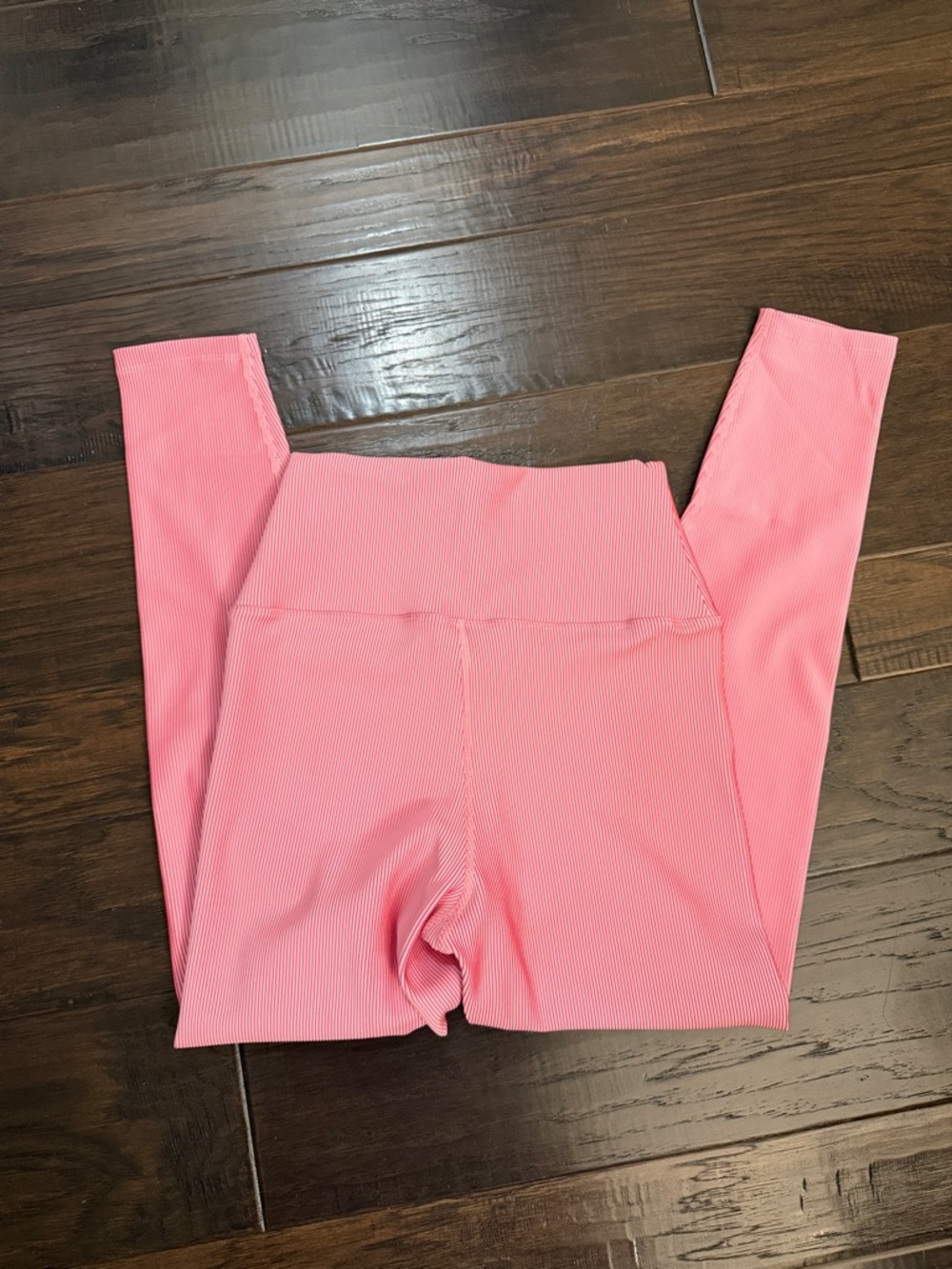 Beach Riot Leggings Pink Ribbed High-Waist Candy Stripe - Picture 10 of 10